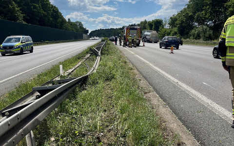 FW-EN: Feuerwehr Gevelsberg auf BAB1 im Einsatz - Foto: presseportal.de
