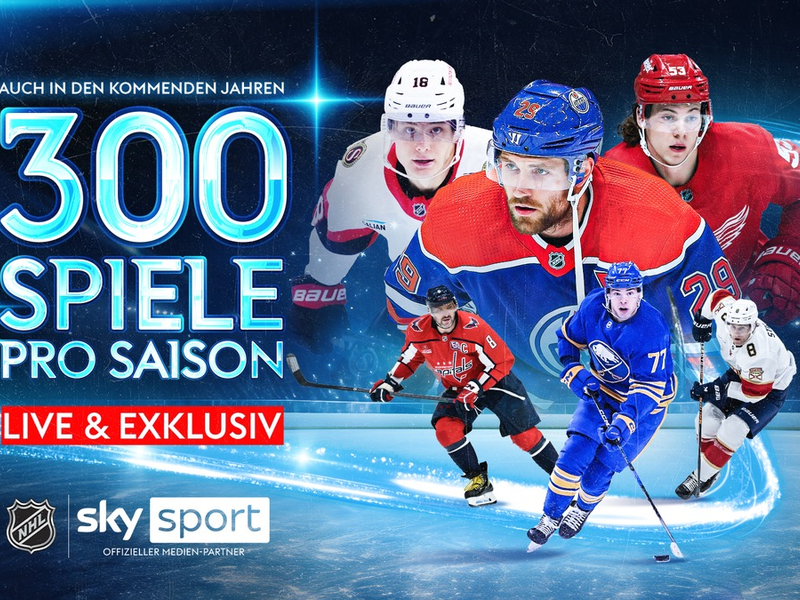 Sky Deutschland und die NHL verlängern ihre Partnerschaft: die deutschen Stars und die besten Eishockey-Spieler der Welt langfristig live bei Sky Sport - Foto: presseportal.de