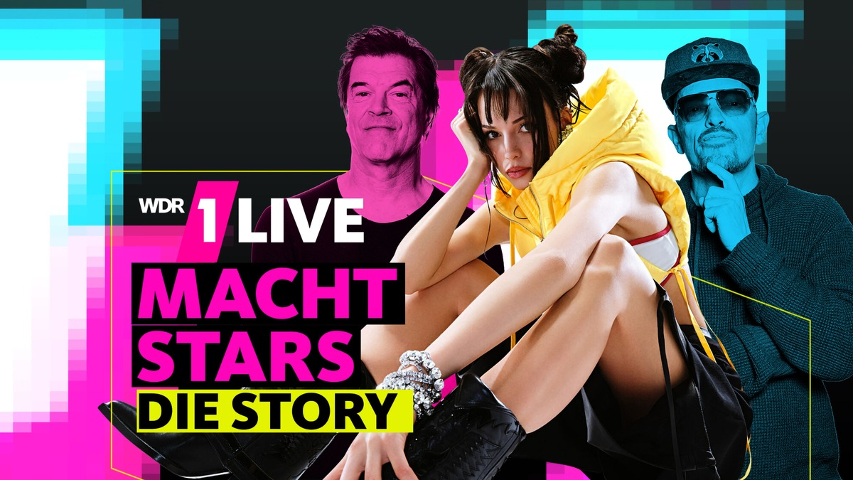 „1LIVE MACHT STARS – Die Story“ – Dreiteilige Doku zeigt legendäre 1Live-Momente aus 30 Jahren - Foto: presseportal.de