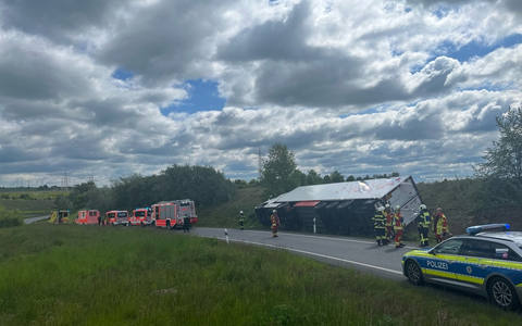 API-TH: Volltrunken von der Fahrbahn abgekommen - Foto: presseportal.de