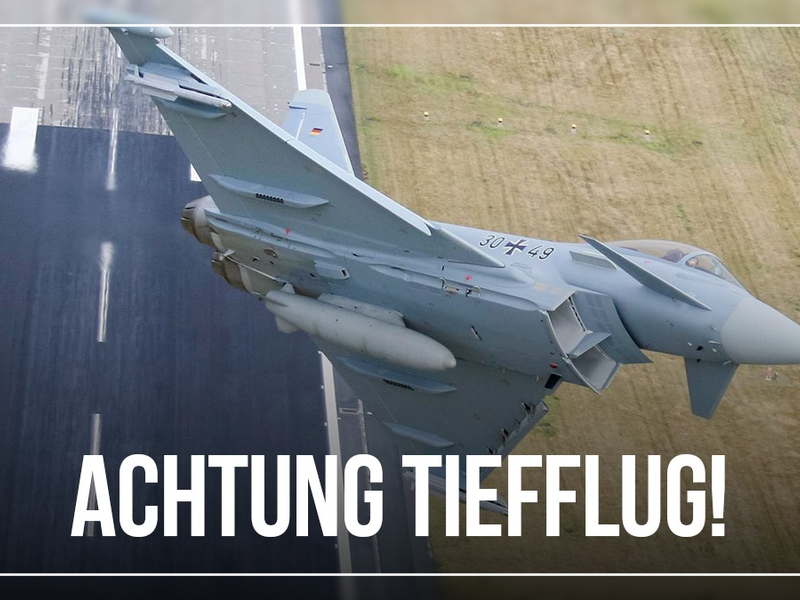 Train as you fight - Tiefflüge über Deutschland - Foto: presseportal.de