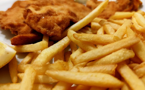 Pommes mit Wiener Schnitzel (Archiv) - Foto: über dts Nachrichtenagentur