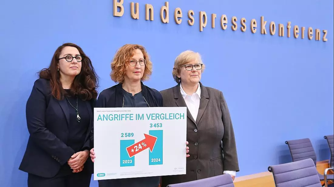 Vorstellung Jahresstatistik zu rechter, rassistischer und antisemitischer Gewalt am 20.05.2025 - Bild: über dts Nachrichtenagentur