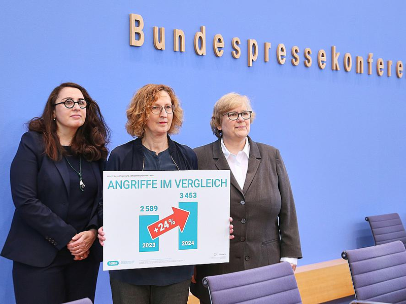 Vorstellung Jahresstatistik zu rechter, rassistischer und antisemitischer Gewalt am 20.05.2025 - Foto: über dts Nachrichtenagentur