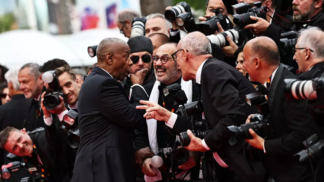 Denzel Washington kam für die Premiere seines neuen Films nach Cannes. - Bild: Gao Jing/XinHua/dpa