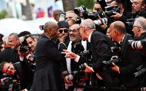 Denzel Washington kam für die Premiere seines neuen Films nach Cannes. - Foto: Gao Jing/XinHua/dpa