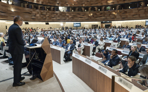 Im Vertrag festgehalten: Die WHO kann keinen Impfzwang oder Lockdowns anordnen. - Foto: Magali Girardin/KEYSTONE/dpa Im Vertrag festgehalten: Die WHO kann keinen Impfzwang oder Lockdowns anordnen. - Foto: Magali Girardin/KEYSTONE/dpa