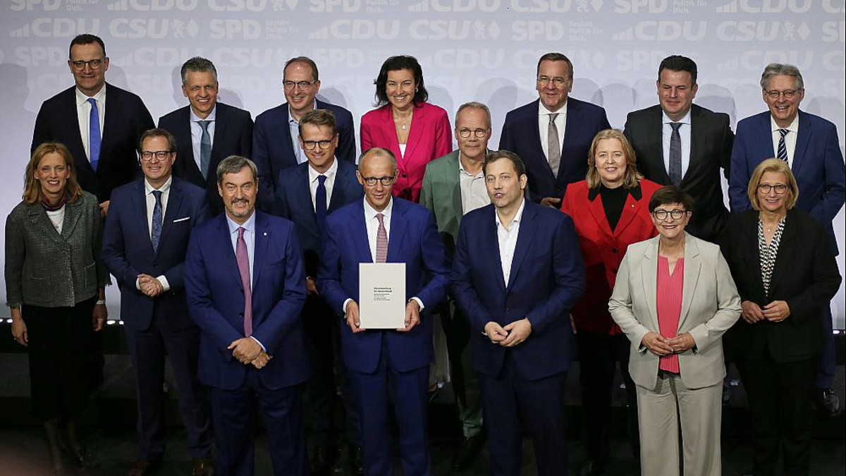 Unterzeichnung Koalitionsvertrag zwischen CDU, CSU und SPD (Archiv) - Foto: über dts Nachrichtenagentur