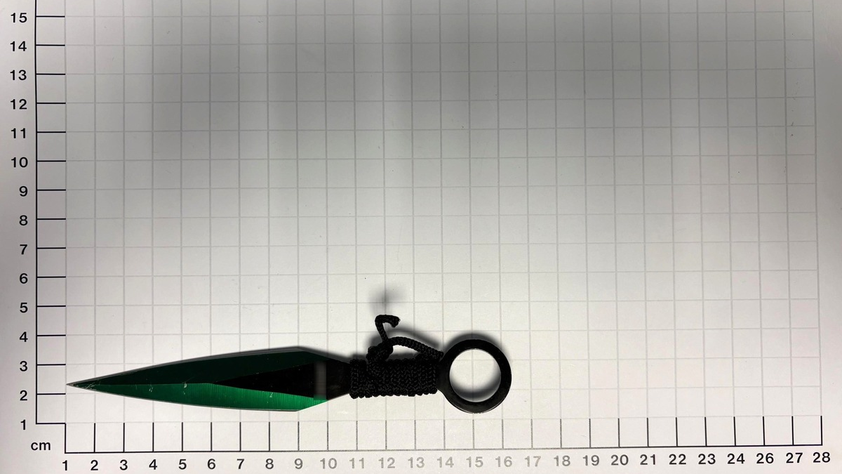 BPOL NRW: Bundespolizei findet Wurfmesser bei 45-Jährigem auf - Foto: presseportal.de