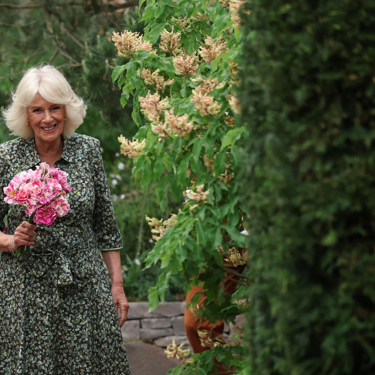 David Beckham traf den König. - Foto: Toby Melville/PA Wire/dpa