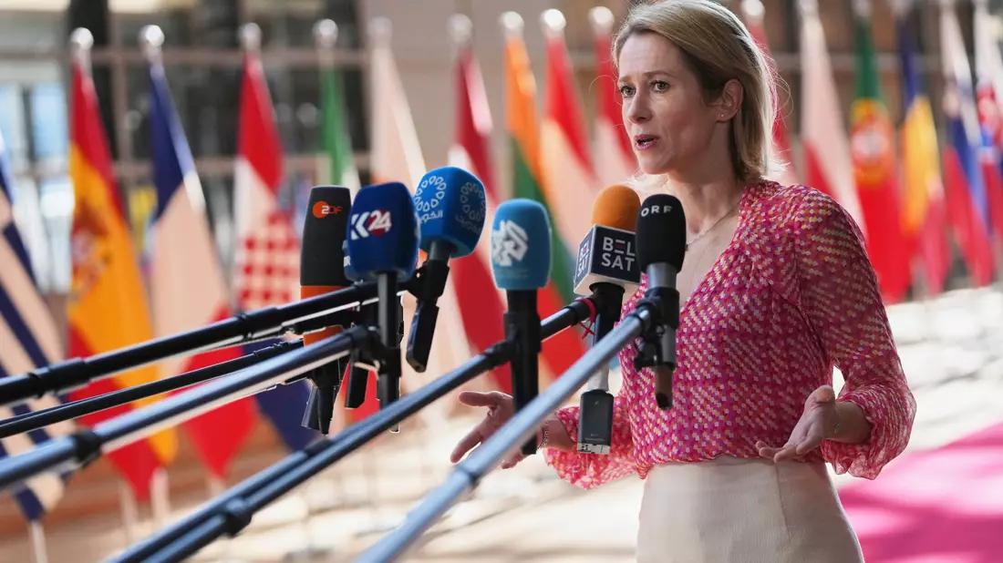 Sieht das Vorgehen der EU als alternativlos an: EU-Chefdiplomatin Kaja Kallas - Bild: Virginia Mayo/AP/dpa