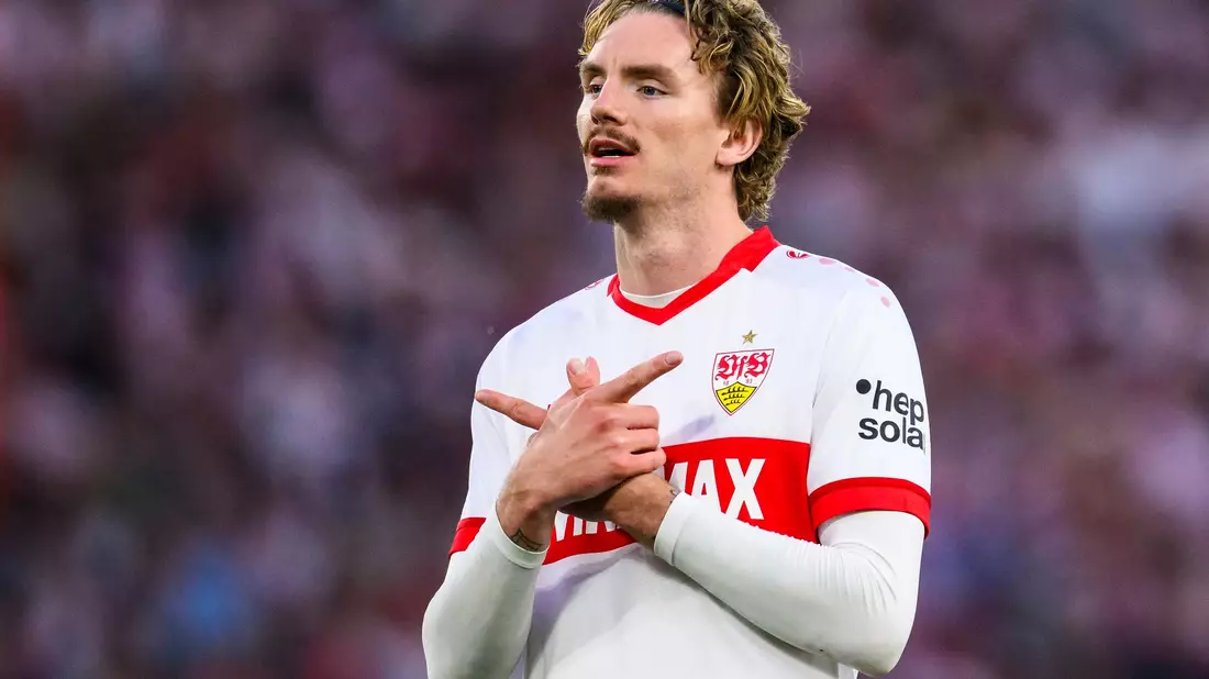 England statt Bayern: Nick Woltemade verlässt den VfB Stuttgart. - Bild: Tom Weller/dpa