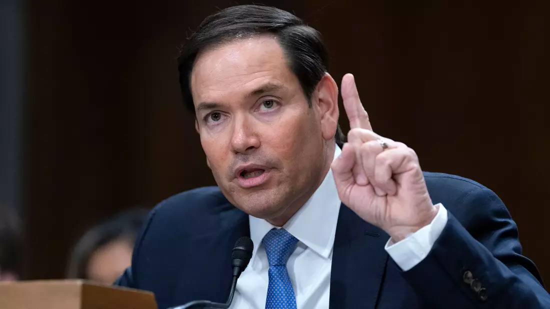 Warnt vor einem möglichen Zusammenbruch der syrischen Übergangsregierung - US-Außenminister Rubio.  - Bild: Jose Luis Magana/FR159526 AP/AP/dpa