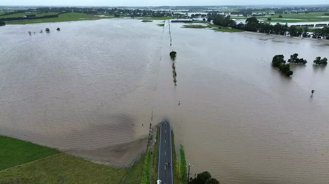 Meteorologen sagten für die nächsten Tage weitere Niederschläge voraus. - Bild: Supplied/NSW SES/dpa