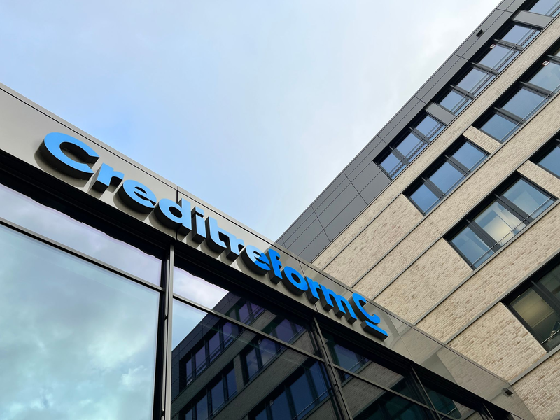 Blick auf die Creditreform-Zentrale in Neuss. - Foto: Wolf von Dewitz/dpa