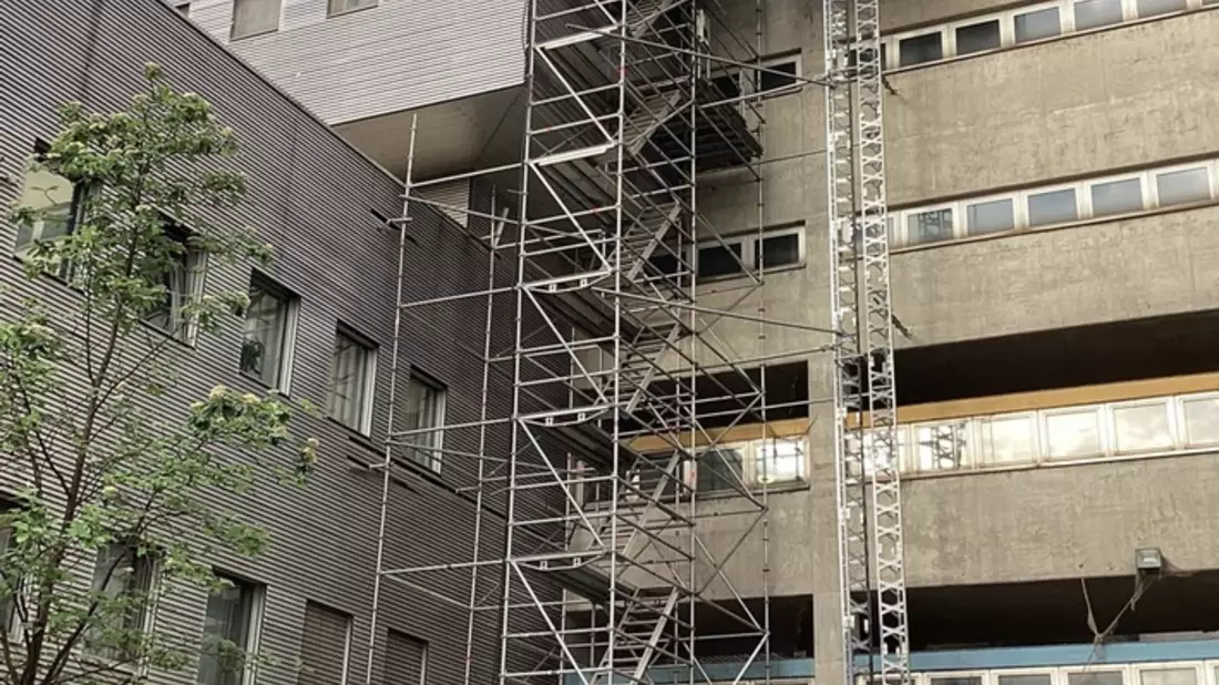 FW-M: Brand auf Baustelle am Klinikum Großhadern (Großhadern) - Bild: presseportal.de