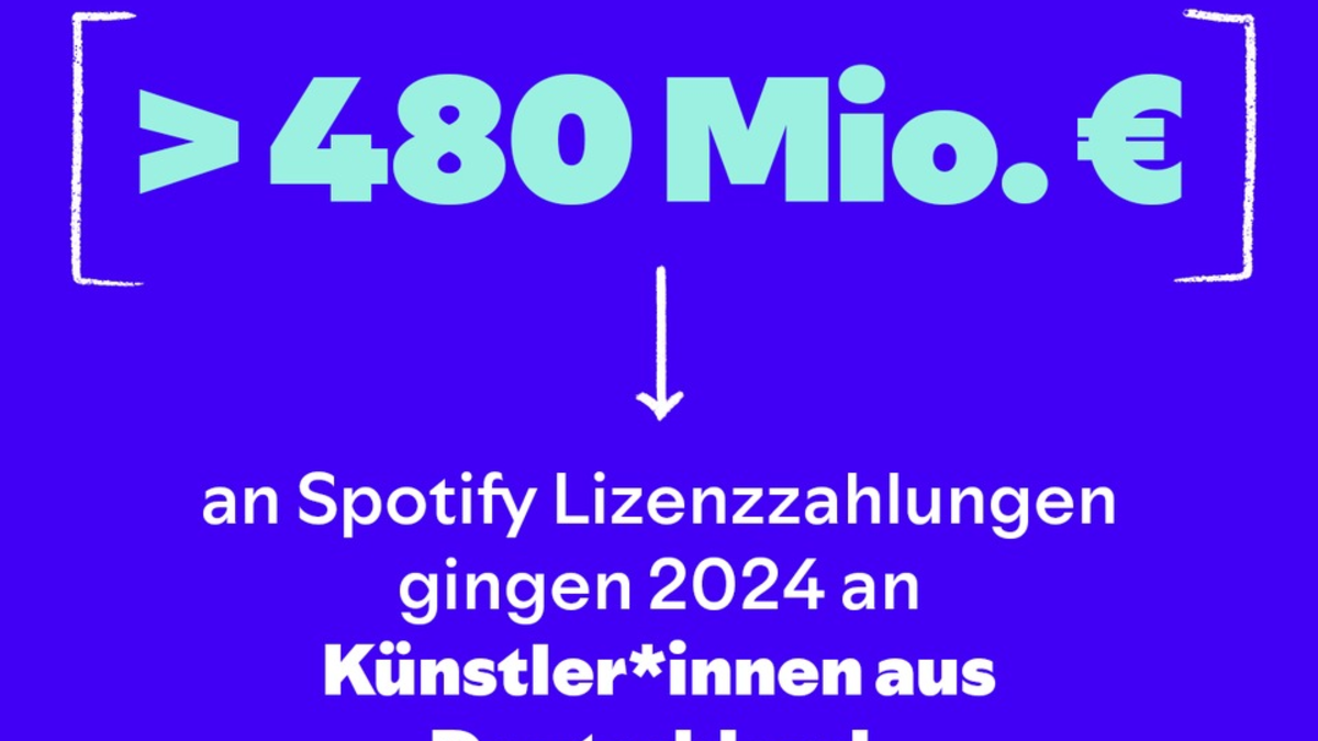 Loud & Clear: Spotify präsentiert Zahlen für Deutschland - Foto: presseportal.de