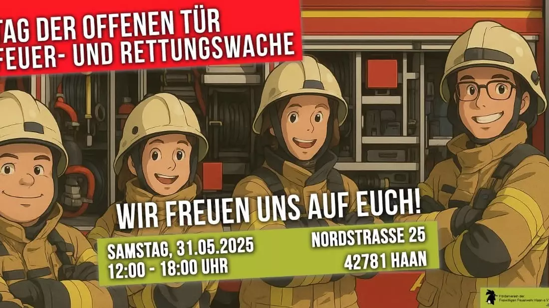 FW-HAAN: Tag der offenen Tür bei der Feuerwehr Haan - Bild: presseportal.de
