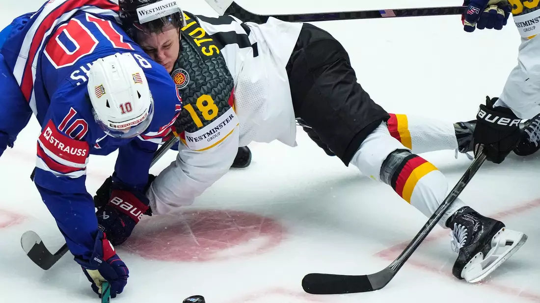 NHL-Star Tim Stützle blieb bei der Eishockey-WM ohne Tor. - Bild: Claus Fisker/Ritzau Scanpix/dpa