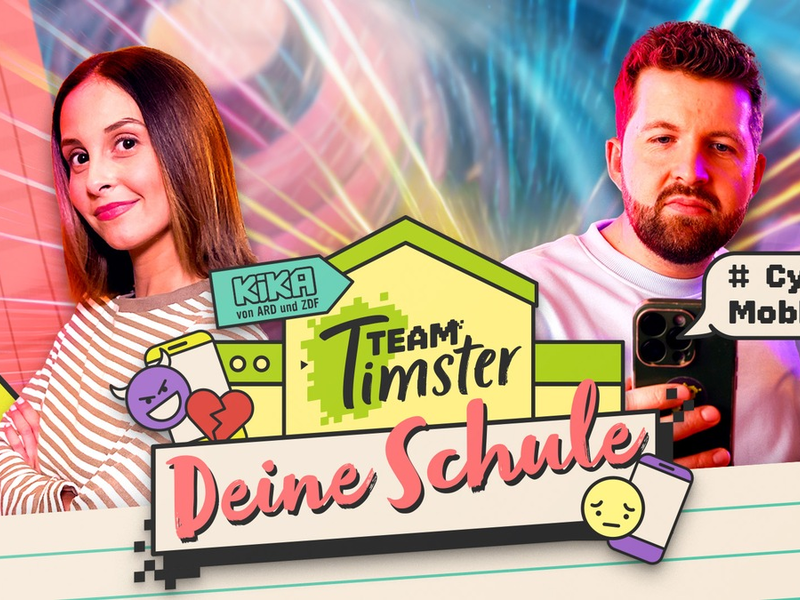 KiKA-Medienmagazin Team Timster LIVE zum Thema Cybermobbing am 27. Mai 2025 / Deine Schule: Cybermobbing stoppen!- Kinder gestalten aktiv mit - Foto: presseportal.de