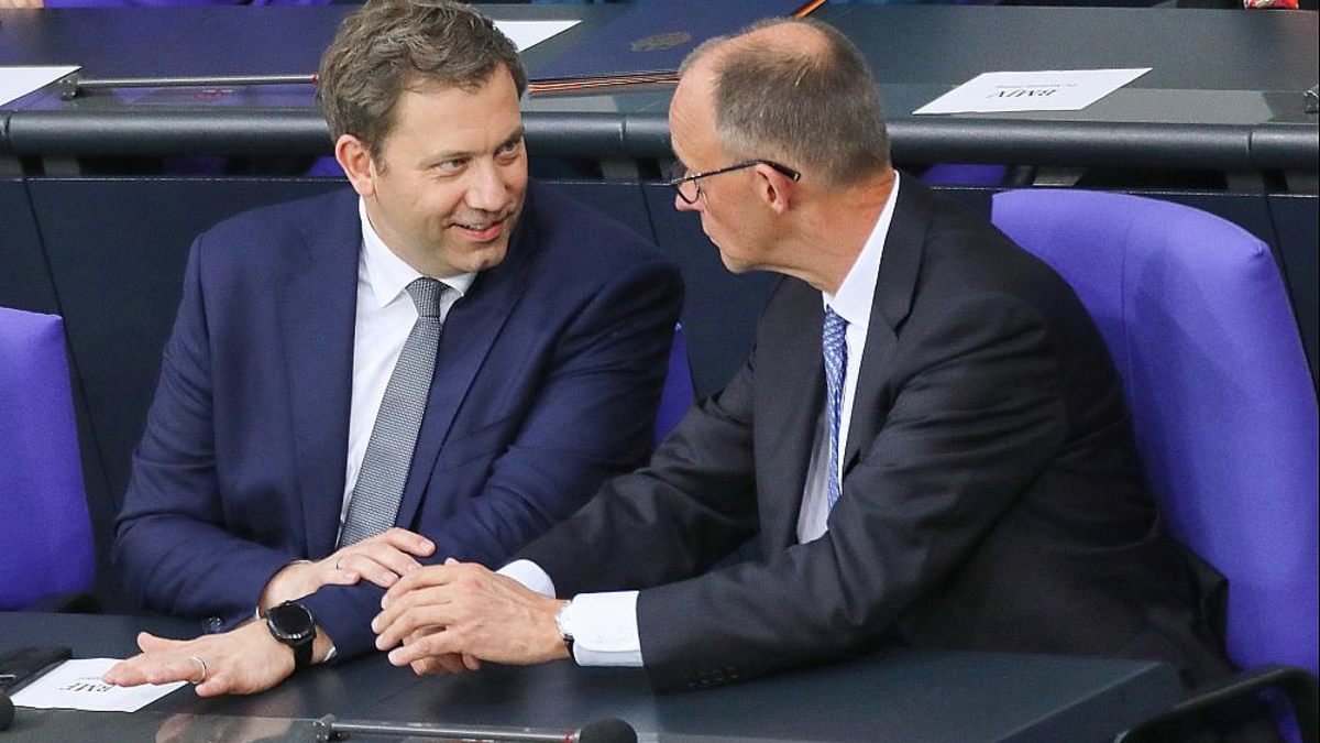 Lars Klingbeil und Friedrich Merz (Archiv) - Foto: über dts Nachrichtenagentur