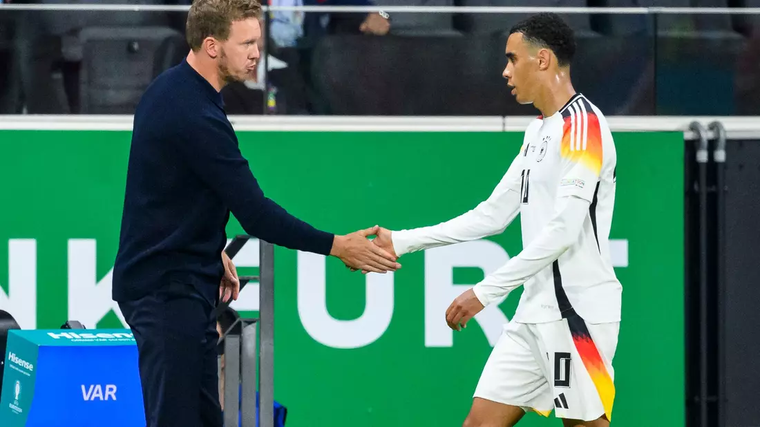 Für Jamal Musiala hat es nach seiner Verletzung nicht für eine Nominierung gereicht.  - Bild: Tom Weller/dpa