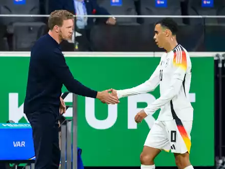 Nagelsmann verzichtet bei Nations League auf Musiala. - Foto: Tom Weller/dpa