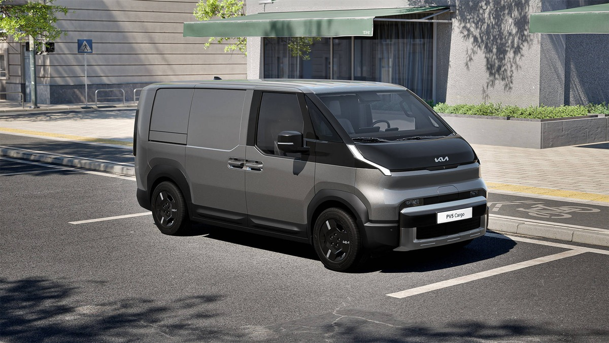 Wegweisender E-Transporter: Kia PV5 Cargo ab sofort bestellbar - Foto: presseportal.de