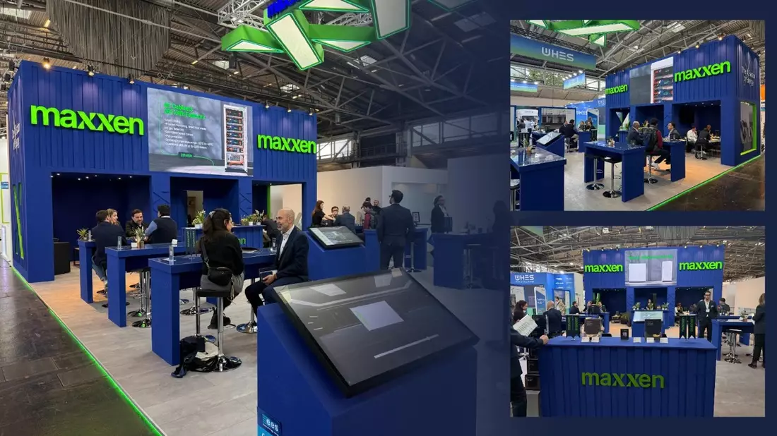 Maxxen läutet das Zeitalter der KI-gestützten Energiespeicherung ein / Maxxen setzt auf der Intersolar Europe neue Maßstäbe in der Energiespeicherung - Bild: presseportal.de