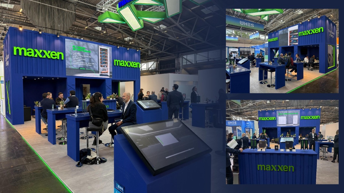 Maxxen läutet das Zeitalter der KI-gestützten Energiespeicherung ein / Maxxen setzt auf der Intersolar Europe neue Maßstäbe in der Energiespeicherung - Foto: presseportal.de