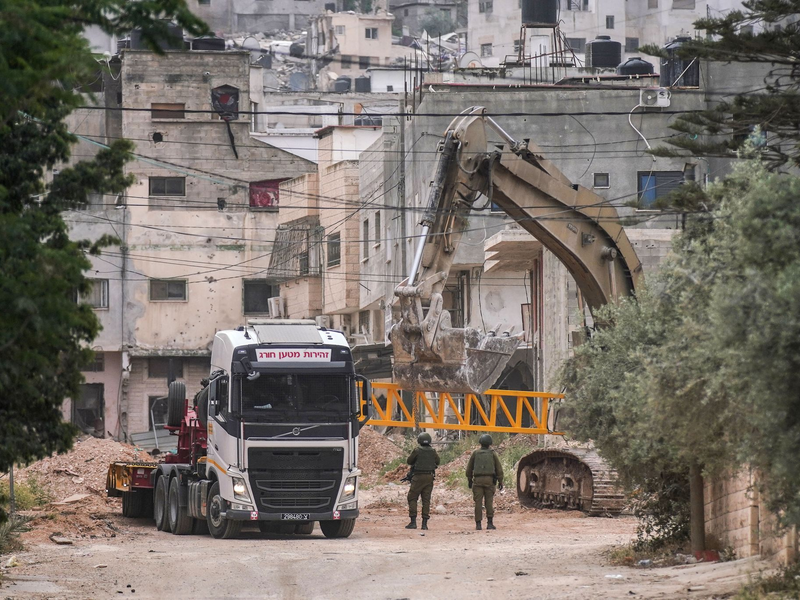 Mehrere Medien berichteten, dass sich die Delegation in Dschenin auch ein Bild von dem dortigen FlĂŒchtlingslager machen wollte. (Archivbild) - Foto: Nidal Eshtayeh/XinHua/dpa