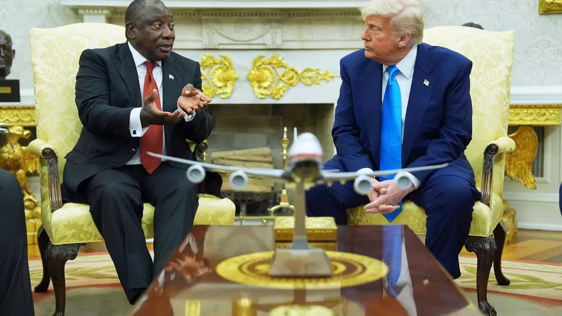 Trump macht seinem Besuch im Oval Office schwere Vorwürfe.  - Bild: Evan Vucci/AP/dpa