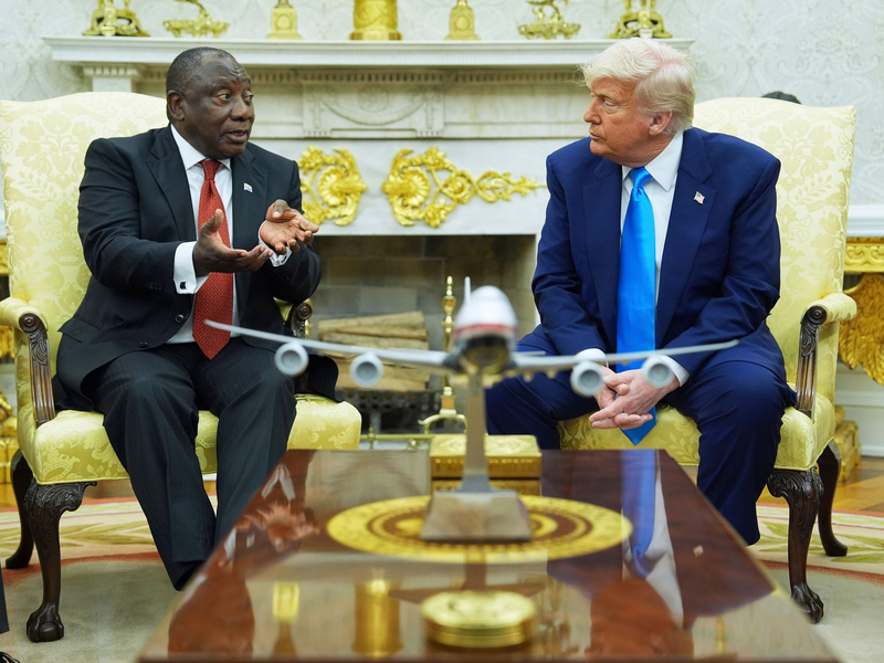 Trump macht seinem Besuch im Oval Office schwere Vorwürfe.  - Foto: Evan Vucci/AP/dpa