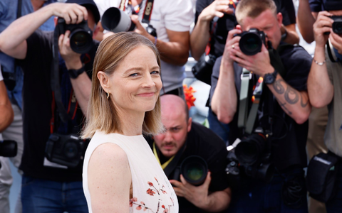 Jodie Foster vor der Pressekonferenz zu ihrem neuen Film in Cannes. - Foto: Joel C Ryan/Invision/AP/dpa