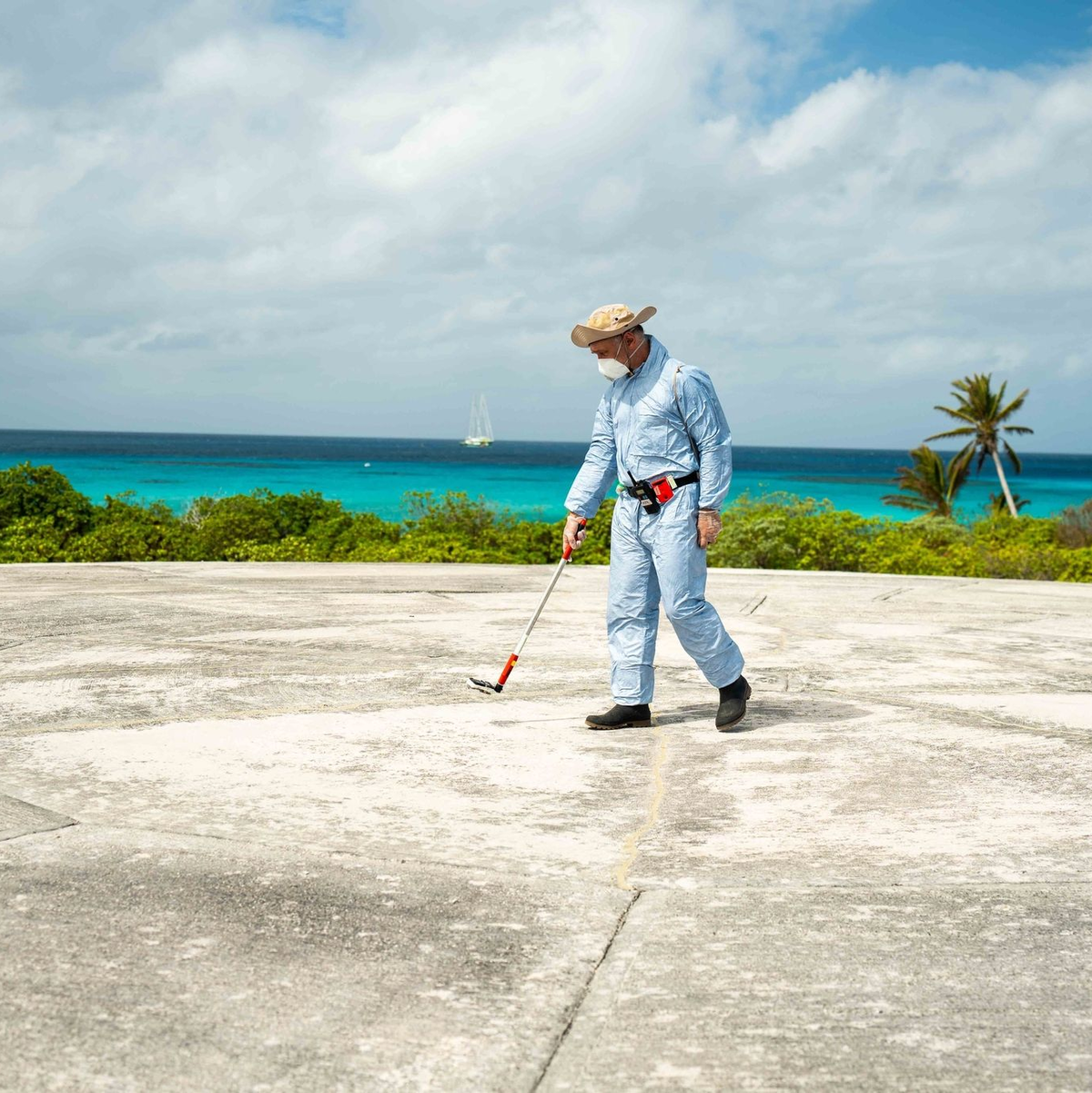 Viele Menschen mussten nach den US-Atombombentests ihre Heimatinseln verlassen. - Foto: Chewy C. Lin/Greenpeace/dpa