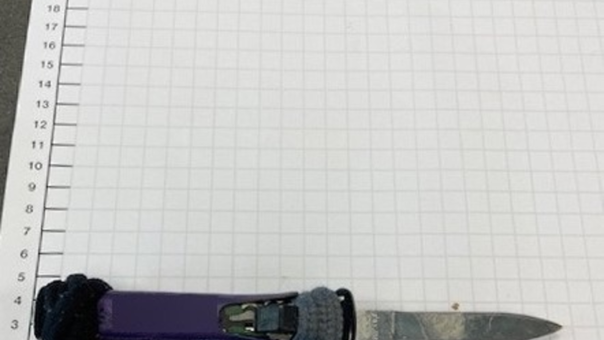 BPOL NRW: Bundespolizei findet ein verbotenes Messer, Drogen und vollstreckt Haftbefehl - Foto: presseportal.de