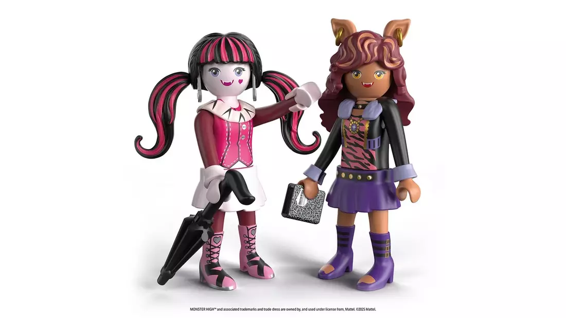 Mattel und Playmobil geben globale Lizenzpartnerschaft bekannt / Erste gemeinsame Produktreihe zu Monster High(TM) erscheint noch 2025 - Bild: presseportal.de