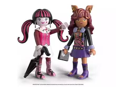 Mattel und Playmobil geben globale Lizenzpartnerschaft bekannt / Erste gemeinsame Produktreihe zu Monster High(TM) erscheint noch 2025 - Foto: presseportal.de