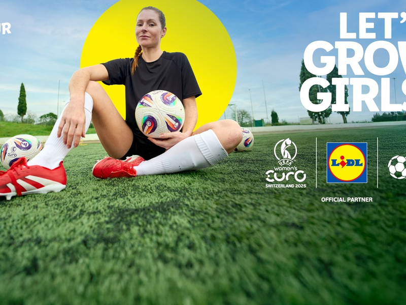 Lidl veranstaltet Youth Camp für Mädchen zur UEFA Women's Euro 2025™ - Foto: presseportal.de