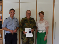 POL-MS: General Geilen verabschiedet sich von der Polizei Münster -- Polizeipräsidentin Alexandra Dorndorf dankt für gute Zusammenarbeit - Foto: presseportal.de