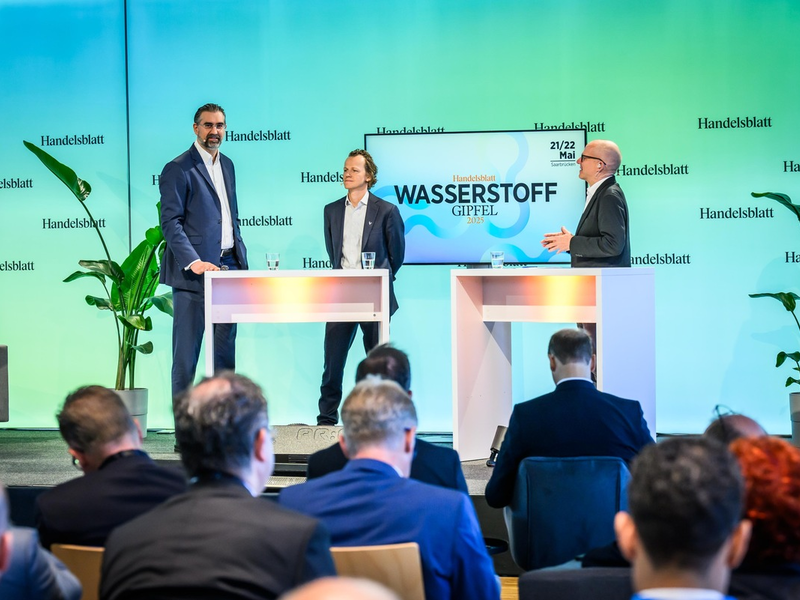 Mehr Realismus beim Wasserstoff-Hochlauf - Westfalen-Vorstandsvorsitzender Dr. Thomas Perkmann beim Handelsblatt Wasserstoff-Gipfel in Saarbrücken - Foto: presseportal.de