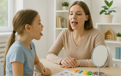 Die sogenannte Logopädie ist auch in Frankfurt überaus wichtig - Foto: Redaktion (mithilfe von KI kreiert)