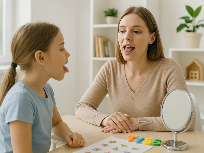 Die sogenannte Logopädie ist auch in Frankfurt überaus wichtig - Foto: Redaktion (mithilfe von KI kreiert)