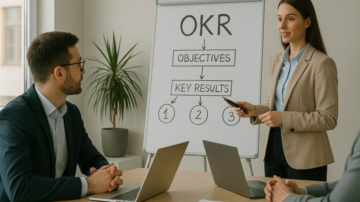 Die sogenannte OKR-Methode ist derzeit in aller Munde - Foto: Redaktion (mithilfe von KI kreiert)