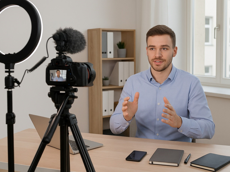 Wer ein Produktvideo erstellen lässt, der ist deutlich im Vorteil - Foto: Redaktion (mithilfe von KI kreiert)