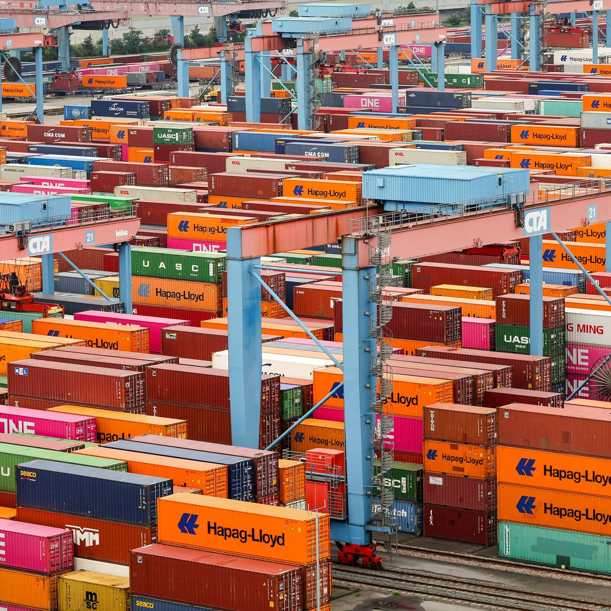 Die deutsche Wirtschaft ist im ersten Quartal stärker gewachsen als erwartet, aber der Zollstreit trübt die Aussichten für den Export. (Archivbild) - Foto: Christian Charisius/dpa