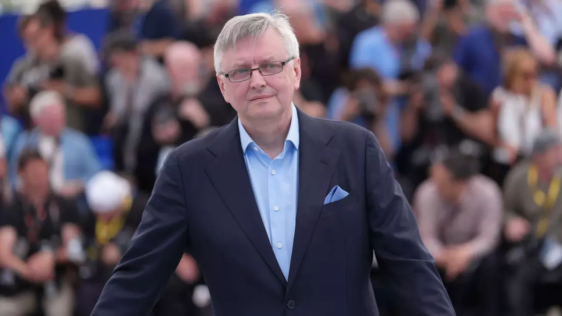 Sergei Loznitsa bei der Vorstellung seines neuen Films in Cannes. - Bild: Lewis Joly/Invision/AP/dpa