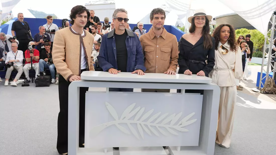 Das Filmteam von «The Secret Agent» in Cannes.  - Bild: Natacha Pisarenko/Invision/AP/dpa