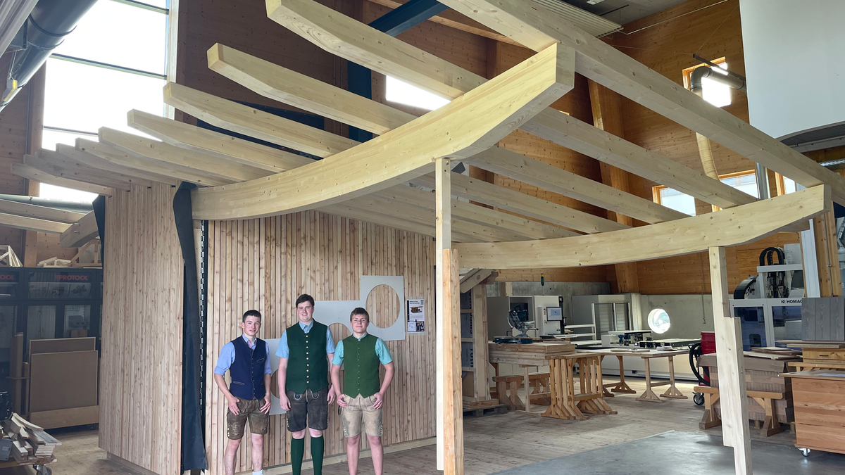 HTK-Award in Gold: Kategorie Fachschule - Foto: Holztechnikum Kuchl, Johanna Kanzian über pressetext.de