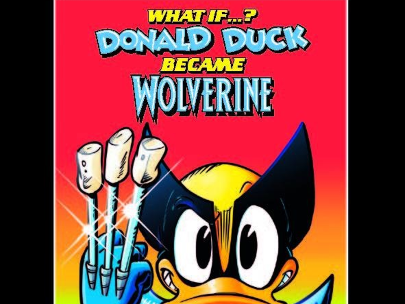 Marvel kommt nach Entenhausen: Donald Duck als Superheld Wolverine! - Foto: presseportal.de